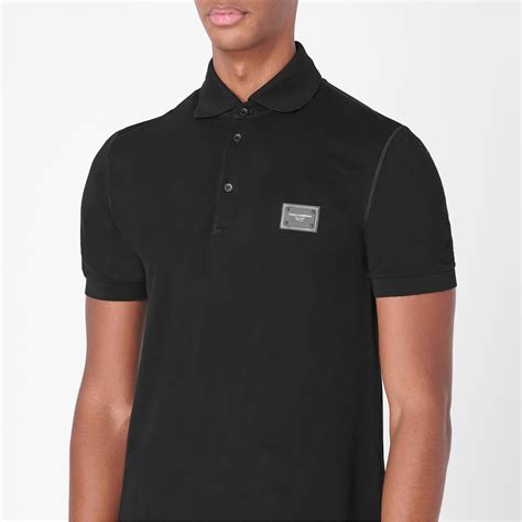 dolce and gabbana mens polo shirt|dolce and gabbana polo men's.